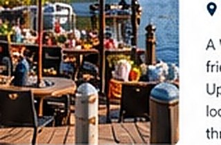 The Cove Inn waterfront patio