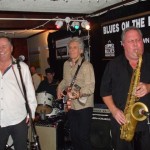 Chuck & Gary with Pat Carey blowin' hard on the sax